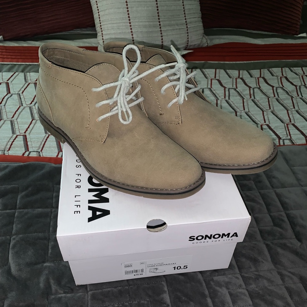 Sonoma Mens Chukka Style Boots size 10.5